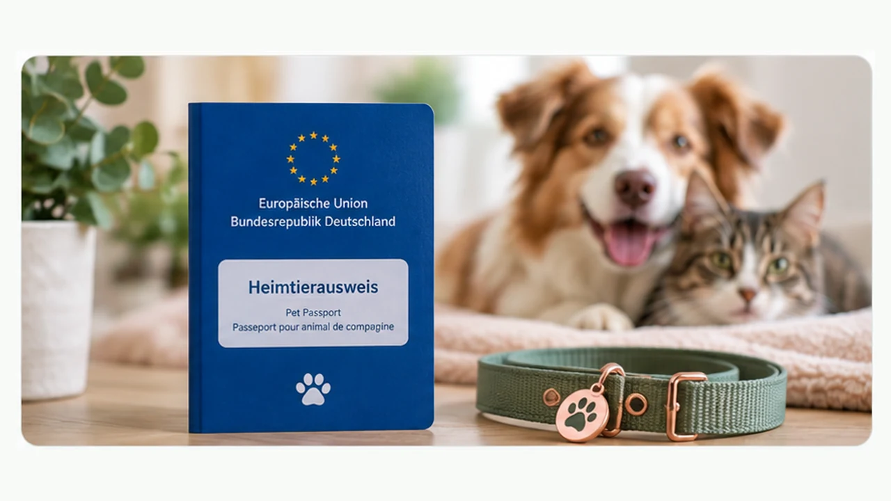 EU-Heimtierausweis mit Hund und Katze